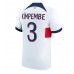 Paris Saint-Germain Presnel Kimpembe #3 Borte Drakt 2023-24 Kortermet
